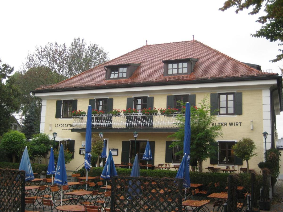 Landgasthof Hotel Alter Wirt Unterschleißheim Exterior foto